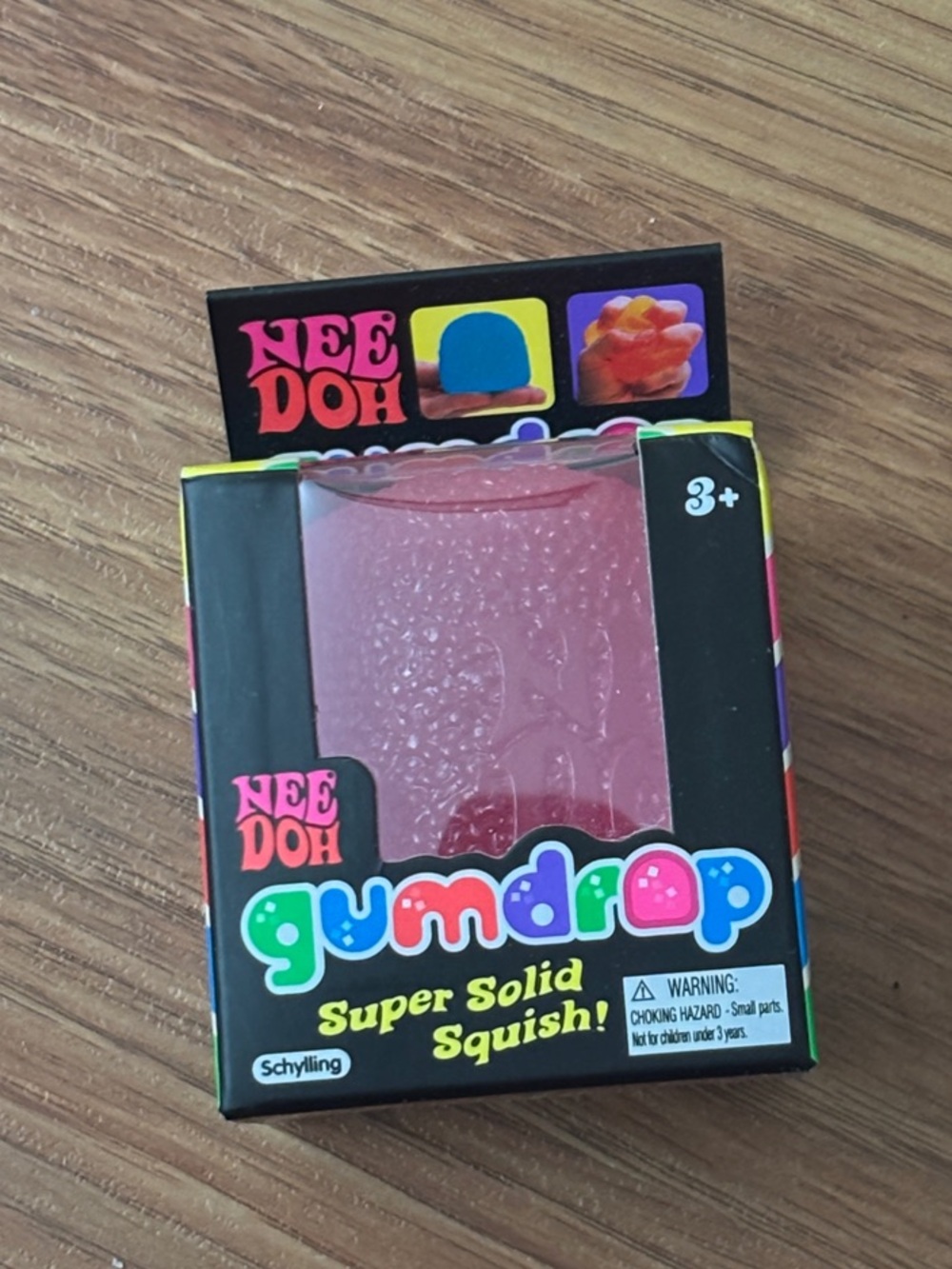 Needoh Gumdrop Super Solid Squish! - Pink